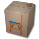 クラシック木製召喚椅子ボックス(青)