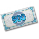 500ウェカ引換券
