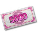 5000ウェカ引換券