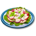 リンゴサラダ